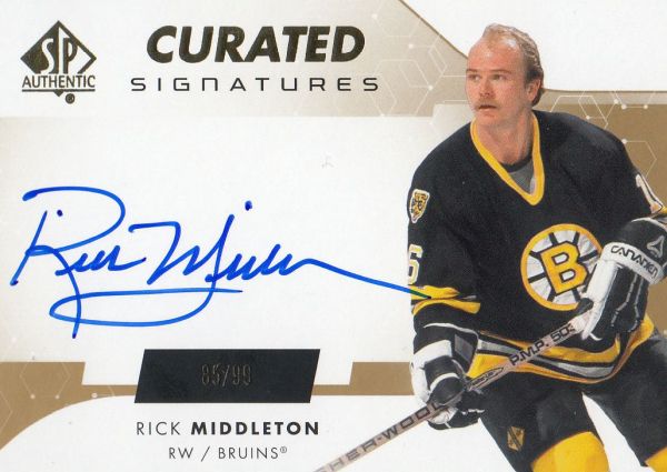 AUTO karta RICK MIDDLETON 22-23 SP Curated Signatures /99